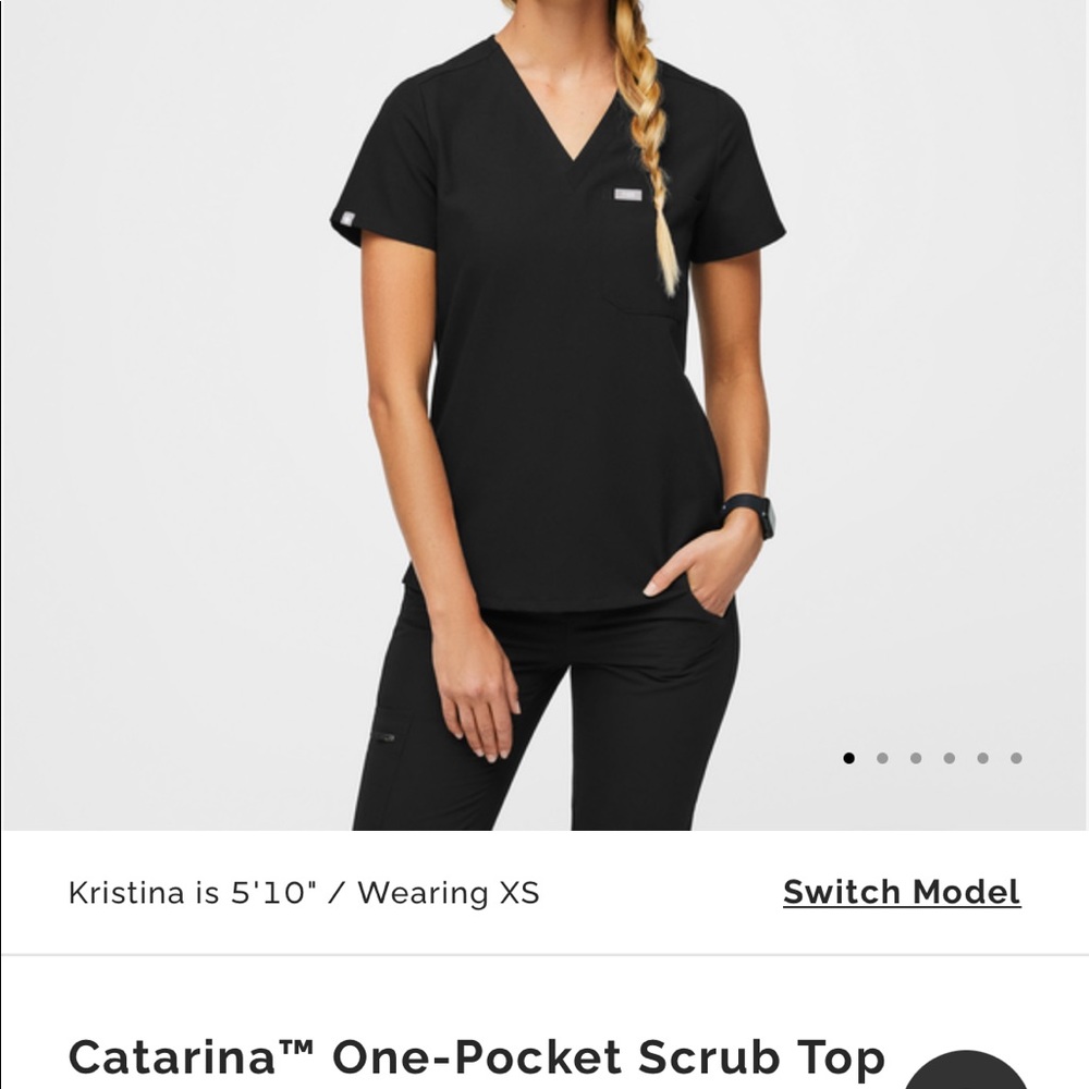 Figs Scrub Top